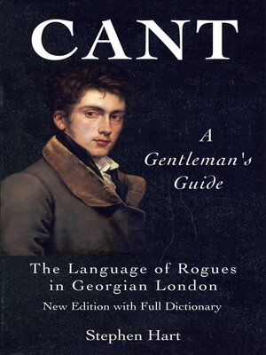 cover image of Cant--A Gentleman's Guide